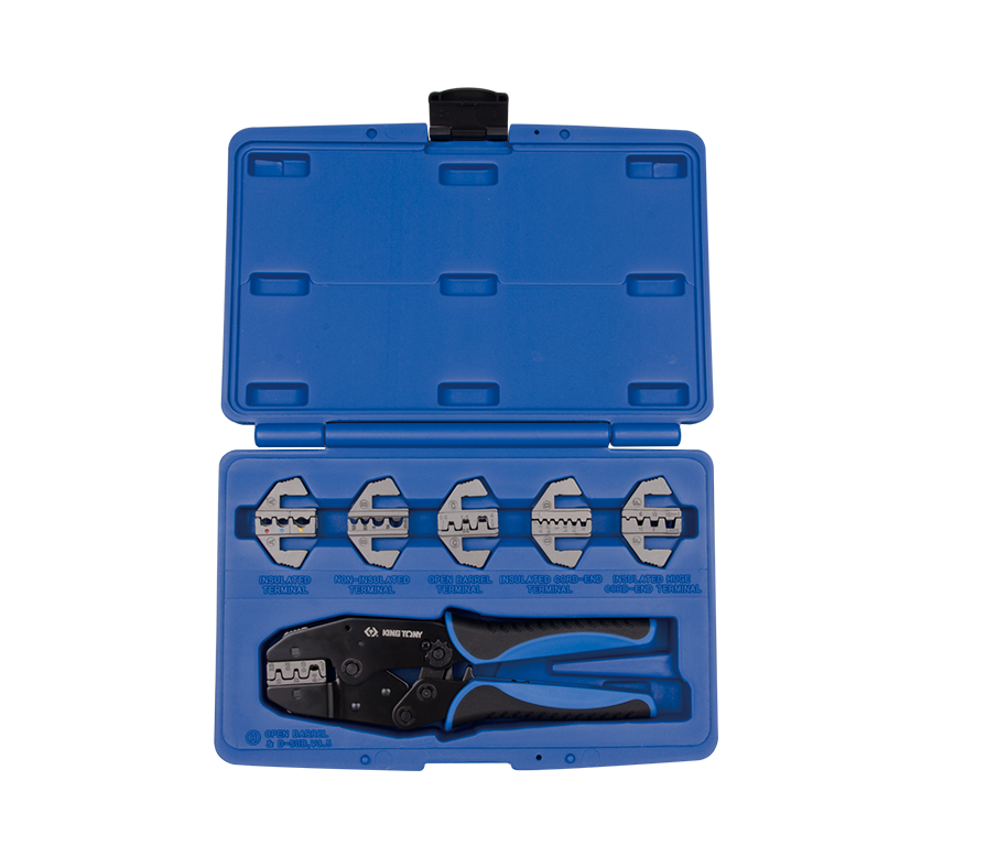 Bộ Kìm Bấm Cos Kingtony 42107GX (đổi đầu 6 cái) Bộ Kìm Bấm Cos Kingtony 42107GX (đổi đầu 6 cái)