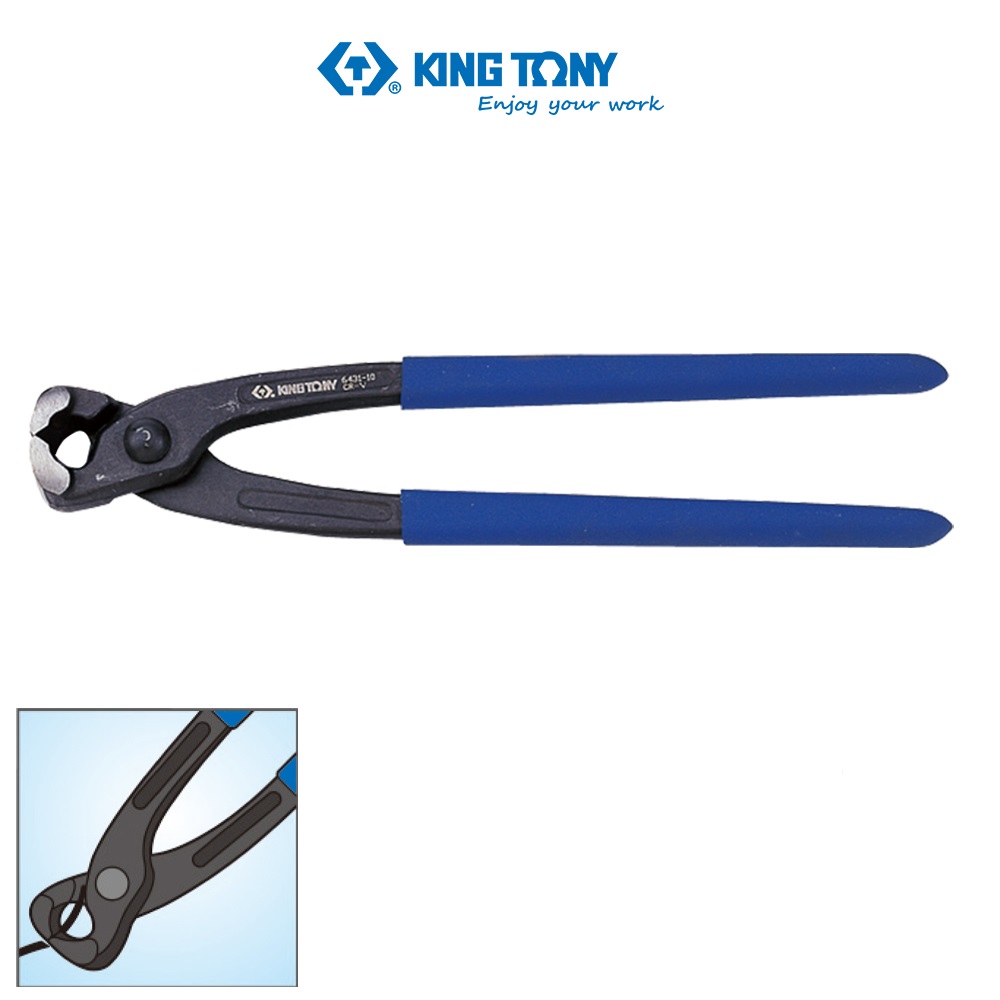 Kìm Cắt Lưỡi Bằng Kingtony 6431-11C 278mm
