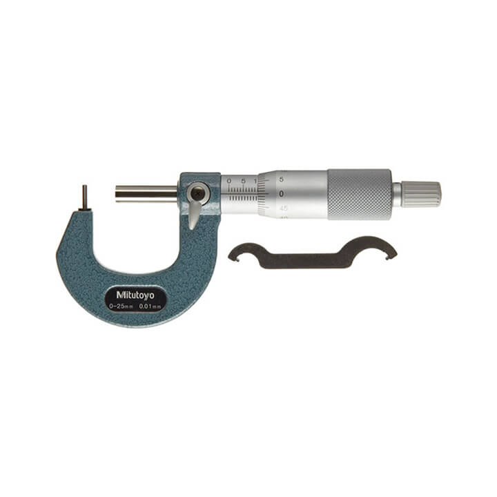 Panme Đo Ngoài Đo Thành Ống Mitutoyo 115-308 (0-25mm/0.01mm) kiểu B