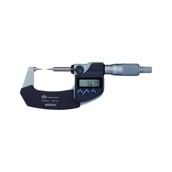 Panme Điện Tử Đầu Nhọn (30°) Đo Rãnh Mitutoyo 342-261-30 (0-25mm/0.001mm)