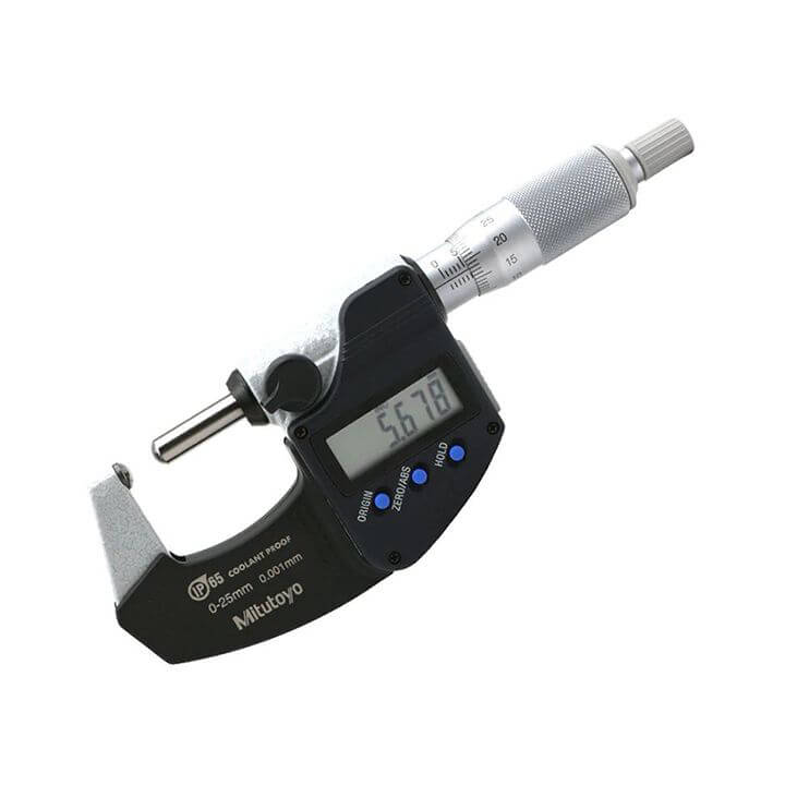 Panme Điện Tử Đo Ngoài Đo Thành Ống Mitutoyo 395-271-30 0-25mm/0.001mm (2 đầu cầu)