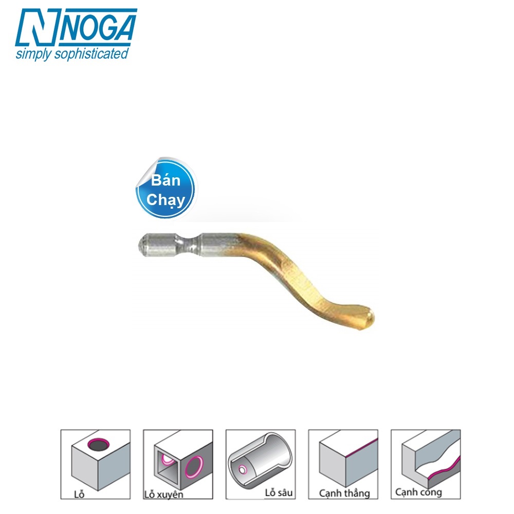 Lưỡi Dao Gọt Bavia Noga BN1012 (Lưỡi N1 phủ TIN 2.6mm)