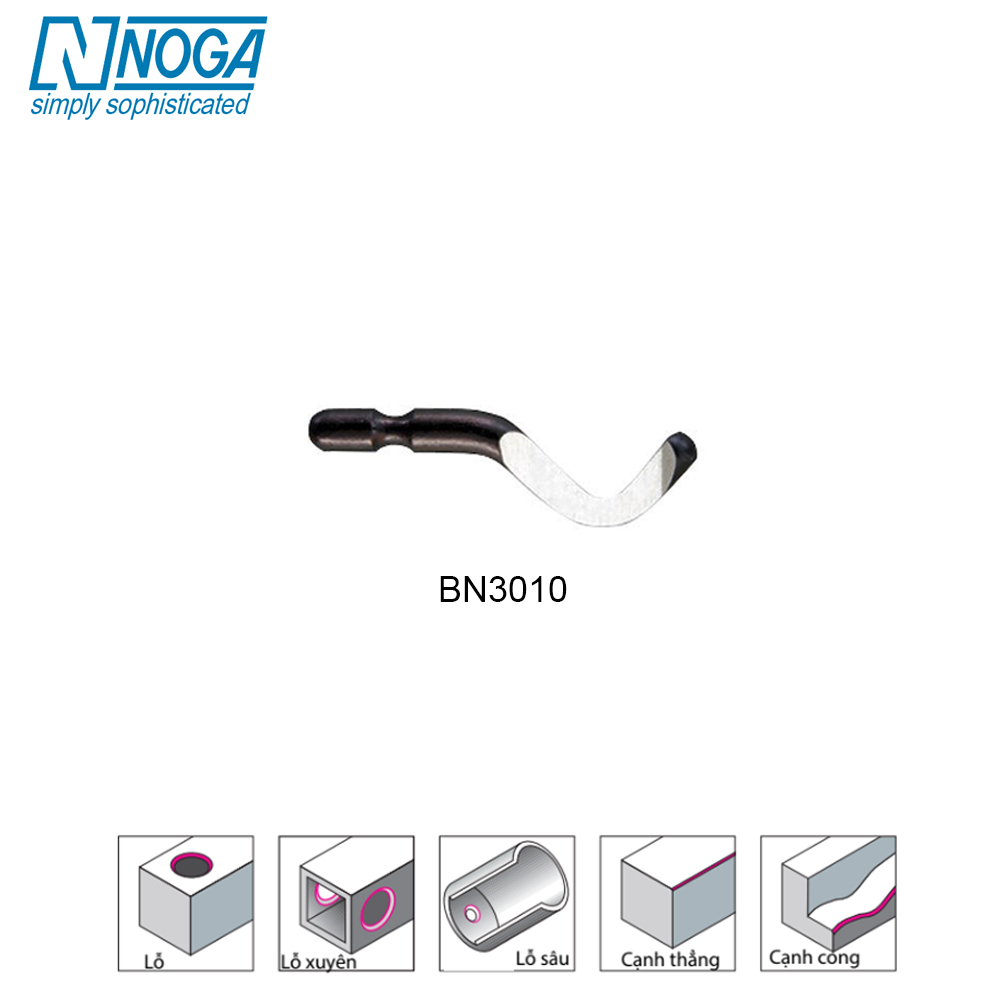 Lưỡi Dao Gọt Bavia Noga BN3010 (Lưỡi N3 2.6mm)