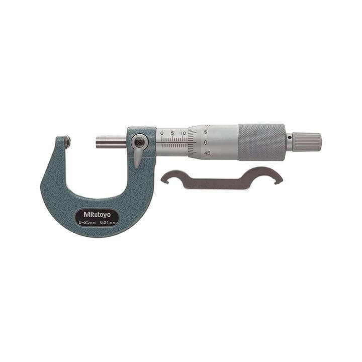 Panme Cơ Đo Ngoài Đo Thành Ống Mitutoyo 115-115 (0-25mm/0.01mm)