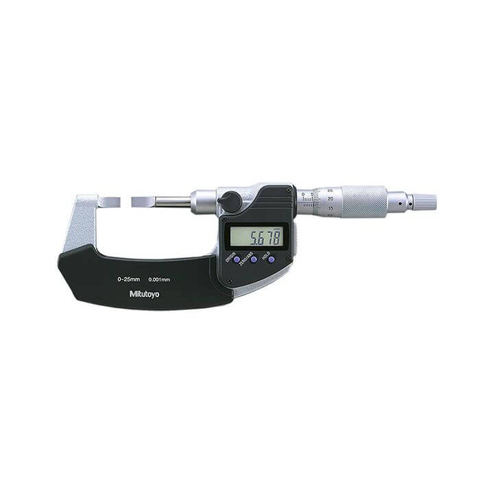 Panme Điện Tử Đo Ngoài Đo Rãnh Mitutoyo 422-230-30 (0-25mm/0.001mm)