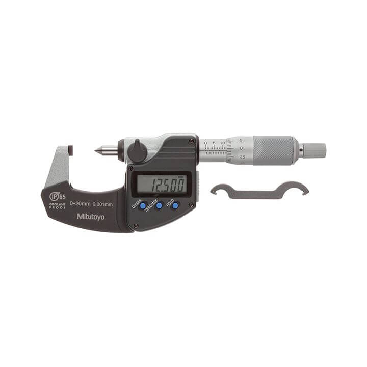 Panme Điện Tử Đo Ngoài Đầu Nhọn Mitutoyo 342-271-30 (0-20mm/0.001mm)