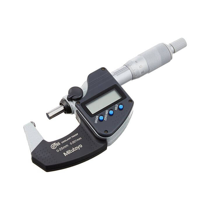 Panme Điện Tử Đo Ngoài Đo Thành Ống Mitutoyo 395-251-30 0-25mm/0.001mm (1 đầu cầu)