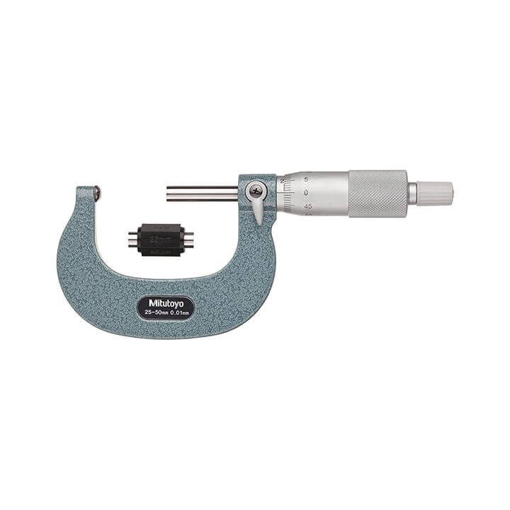 Panme Đo Ngoài Đo Ống Mitutoyo 115-116 (25-50mm/0.01mm) (1 đầu cầu)