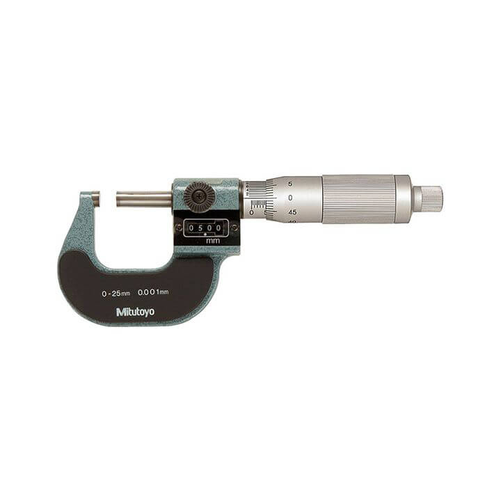 Panme Đo Ngoài Mitutoyo 193-111 Hiển Thị Số (0-25mm/0.001mm)