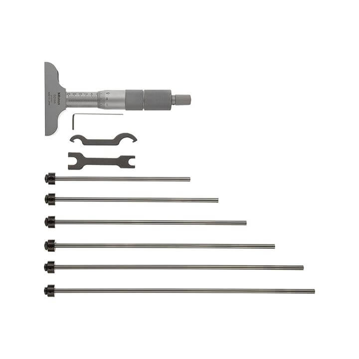 Panme Đo Sâu Mitutoyo 129-116 Đế 101.6mm (0-150mm/0.01mm)