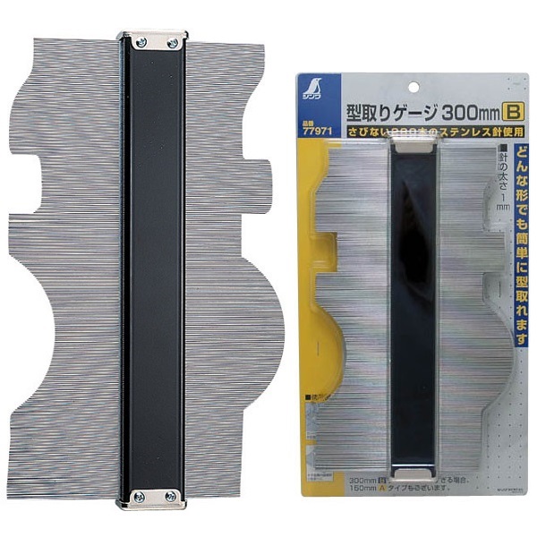 Thước Dưỡng Đo Biên Dạng 300mm Shinwa 77971