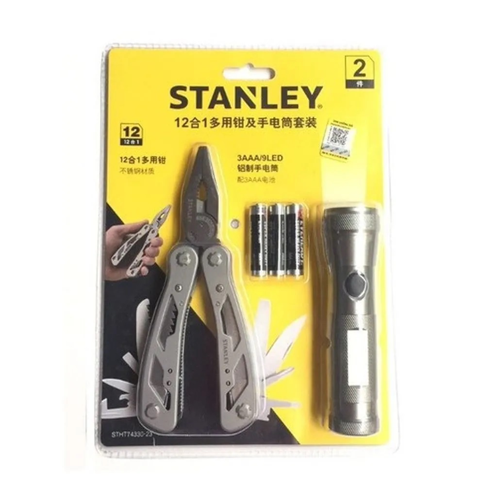 Bộ Kìm Đa Năng Kèm Đèn Pin Stanley STHT74330-23