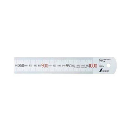 Thước Lá Inox Mạ Nhũ Bạc Shinwa 13064 2m